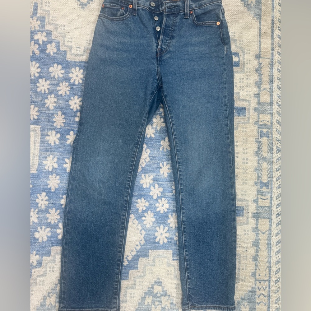 Levi's Blue wedgie Straight Leg Women's Jeans